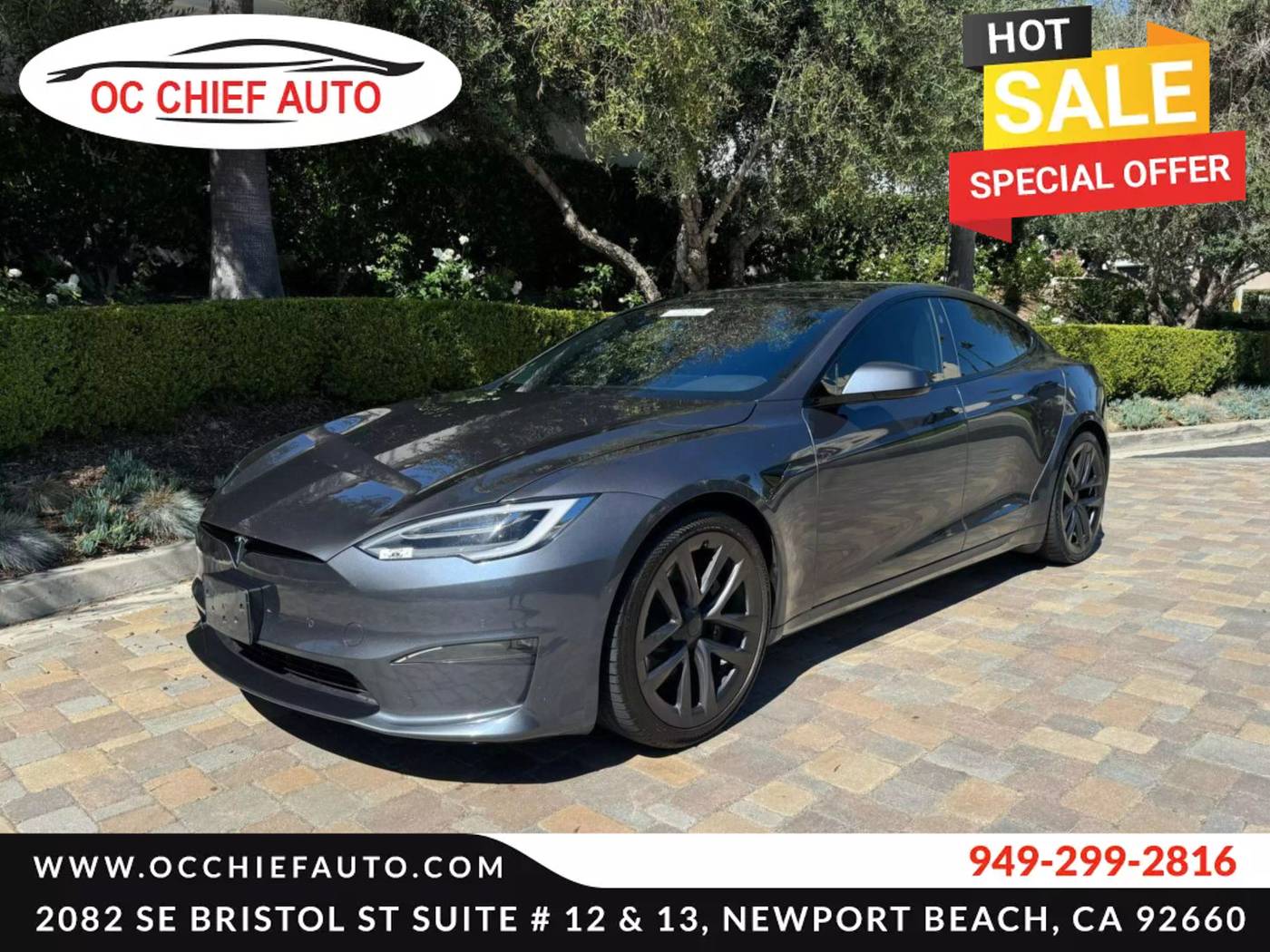 2022 Tesla Model S Long Range — Hatchback — 40,904 mi — Newport Beach, CA