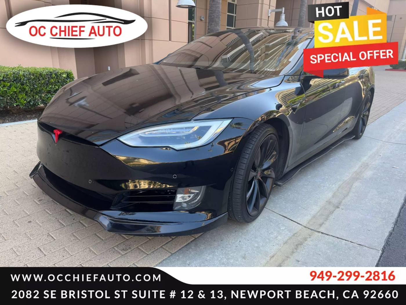 2017 Tesla Model S P100D — Hatchback — 90,967 mi — Newport Beach, CA