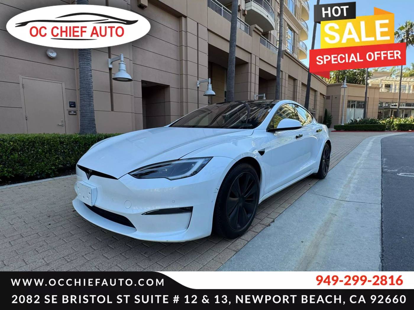 2022 Tesla Model S Long Range — Hatchback — 19,768 mi — Newport Beach, CA
