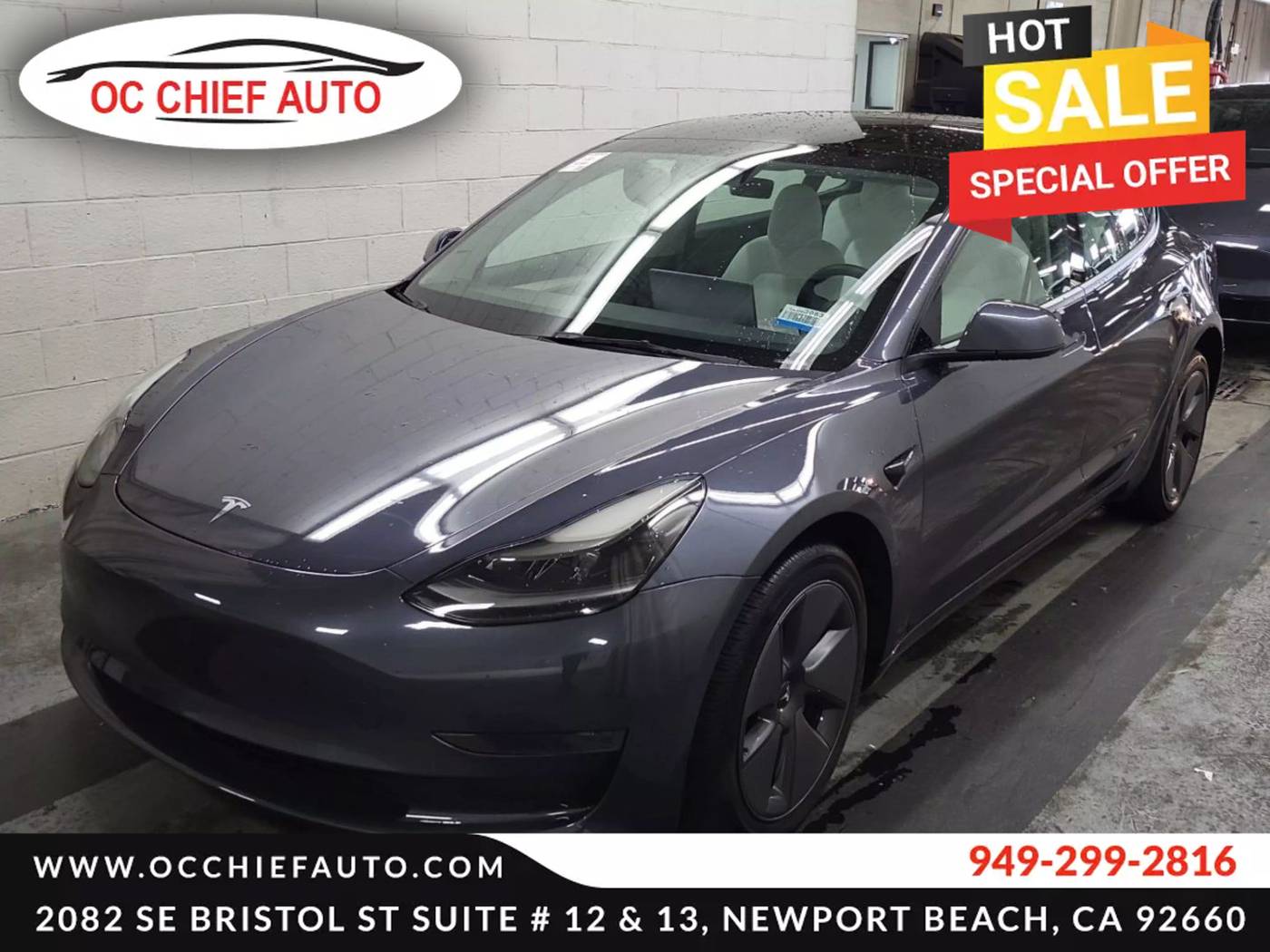2023 Tesla Model 3 Model 3 — Sedan — 12,050 mi — Newport Beach, CA