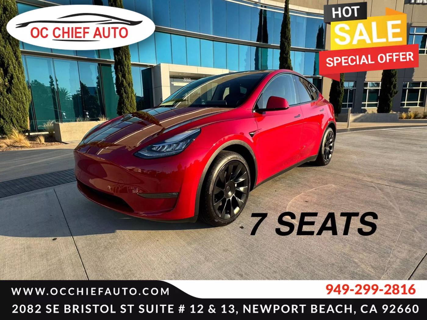 2021 Tesla Model Y Long Range — SUV — 38,478 mi — Newport Beach, CA