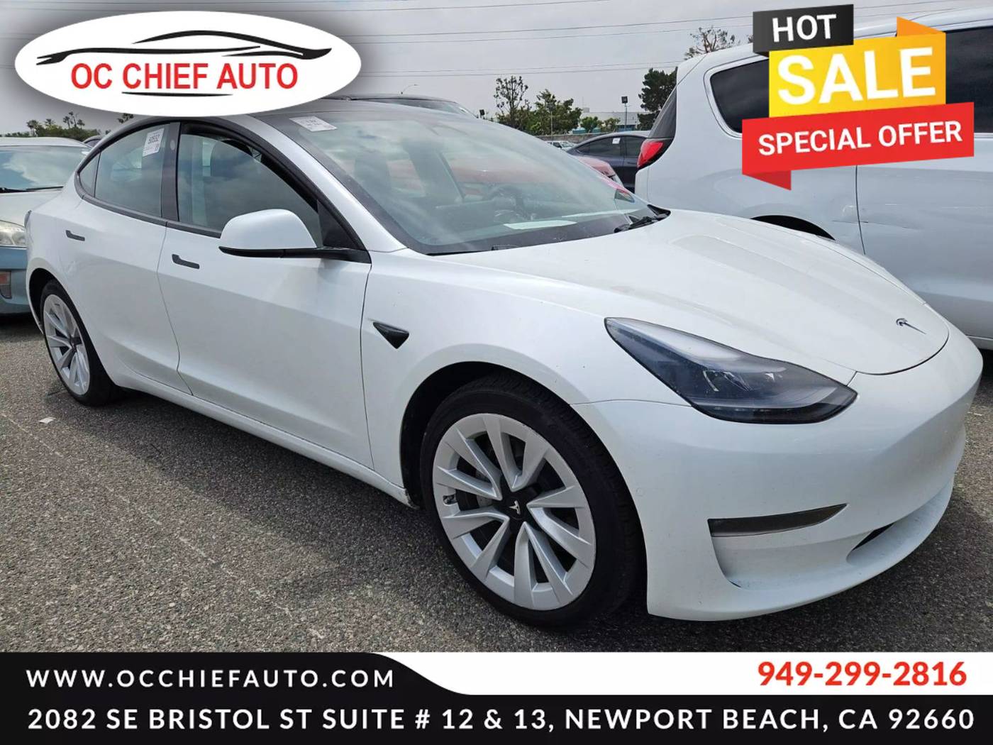 2022 Tesla Model 3 Long Range — Sedan — 26,761 mi — Newport Beach, CA