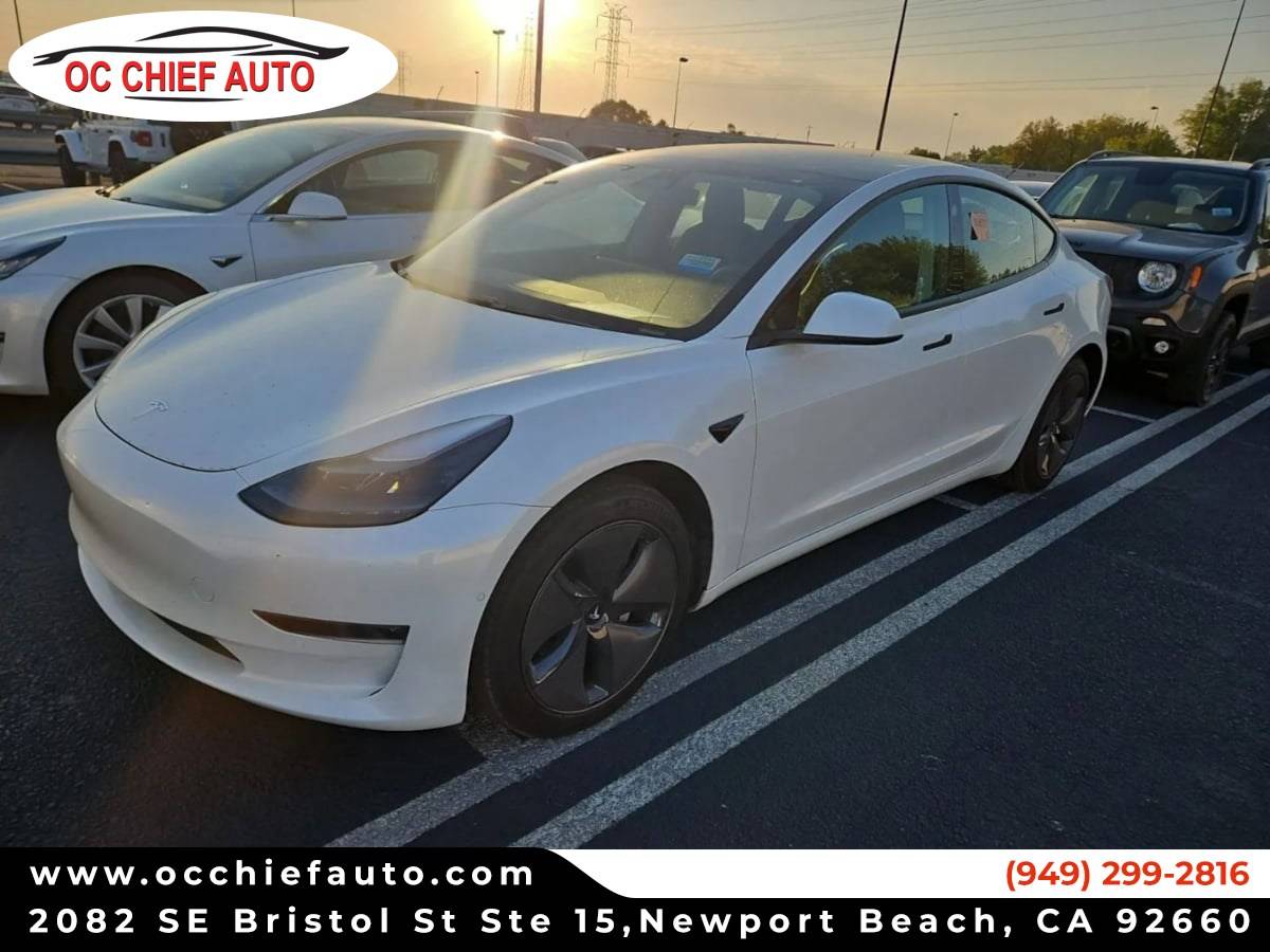 2021 Tesla Model 3 Long Range — Sedan — 47,735 mi — Newport Beach, CA