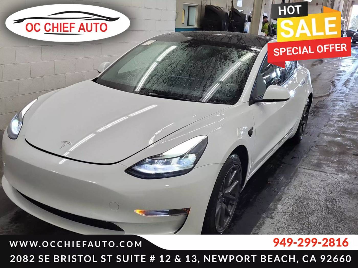 2022 Tesla Model 3 Long Range — Sedan — 17,943 mi — Newport Beach, CA