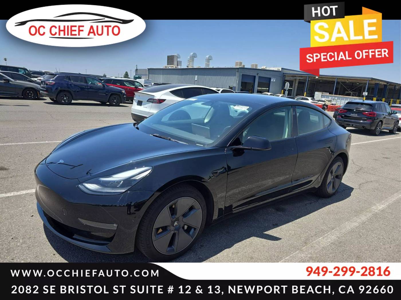 2022 Tesla Model 3 Long Range — Sedan — 15,167 mi — Newport Beach, CA