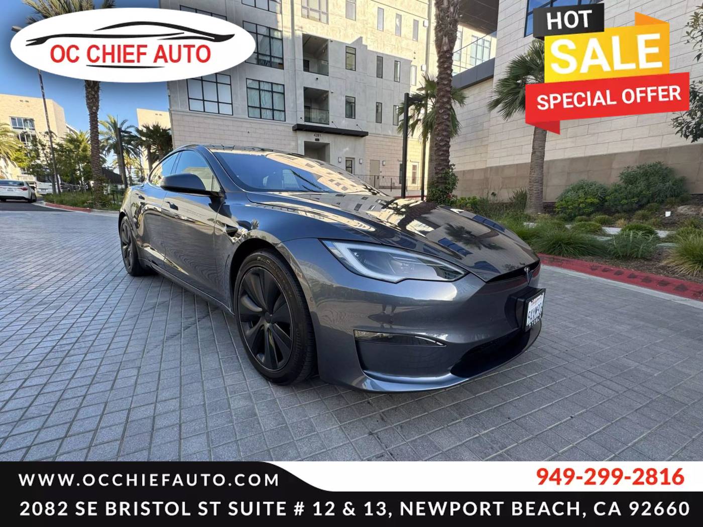 2022 Tesla Model S Long Range — Hatchback — 13,229 mi — Newport Beach, CA