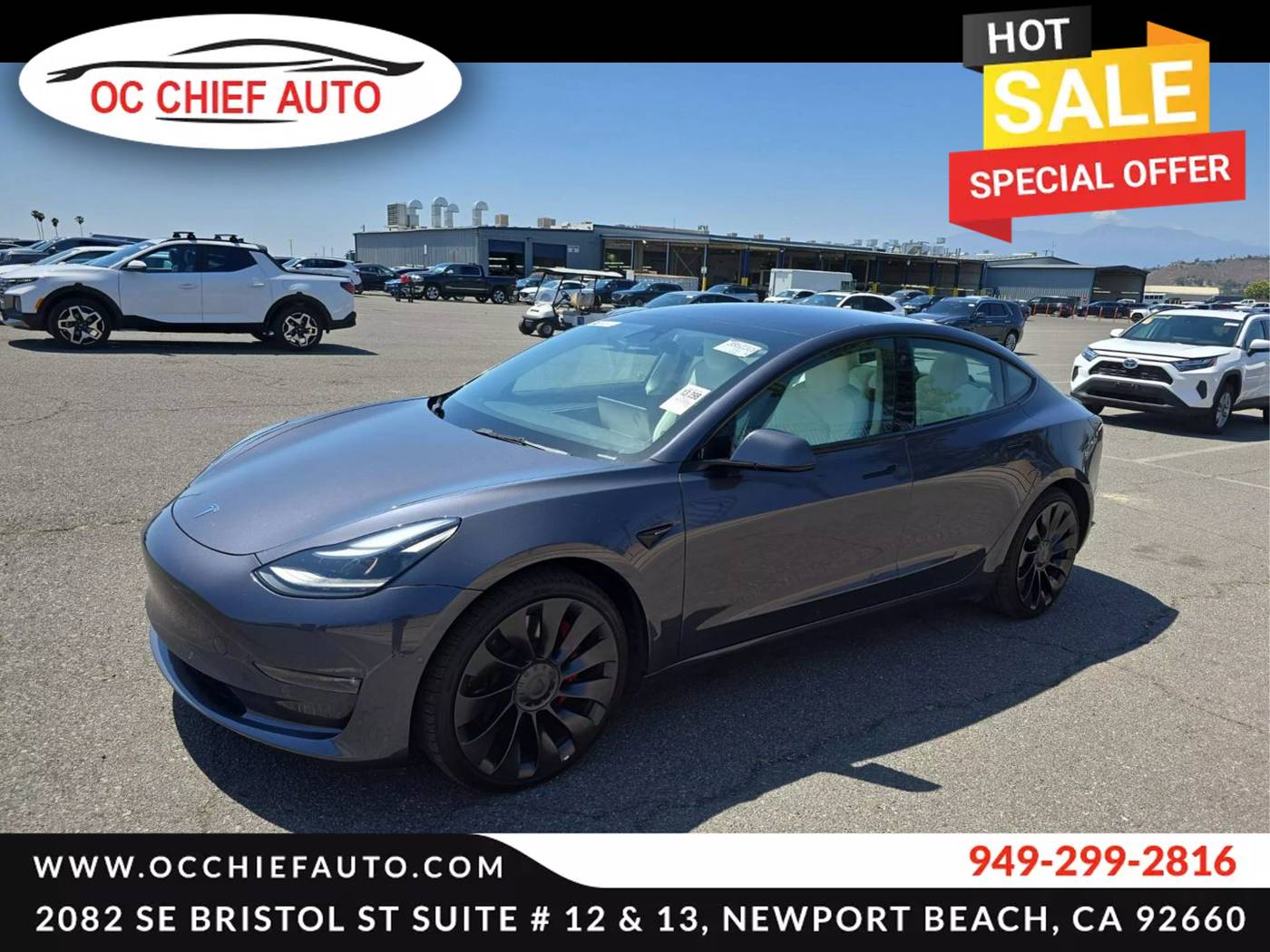 2022 Tesla Model 3 Performance — Sedan — 24,905 mi — Newport Beach, CA