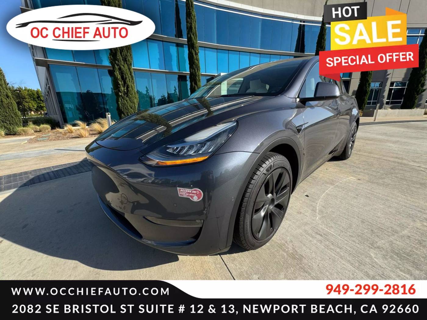 2021 Tesla Model Y Long Range — SUV — 43,853 mi — Newport Beach, CA