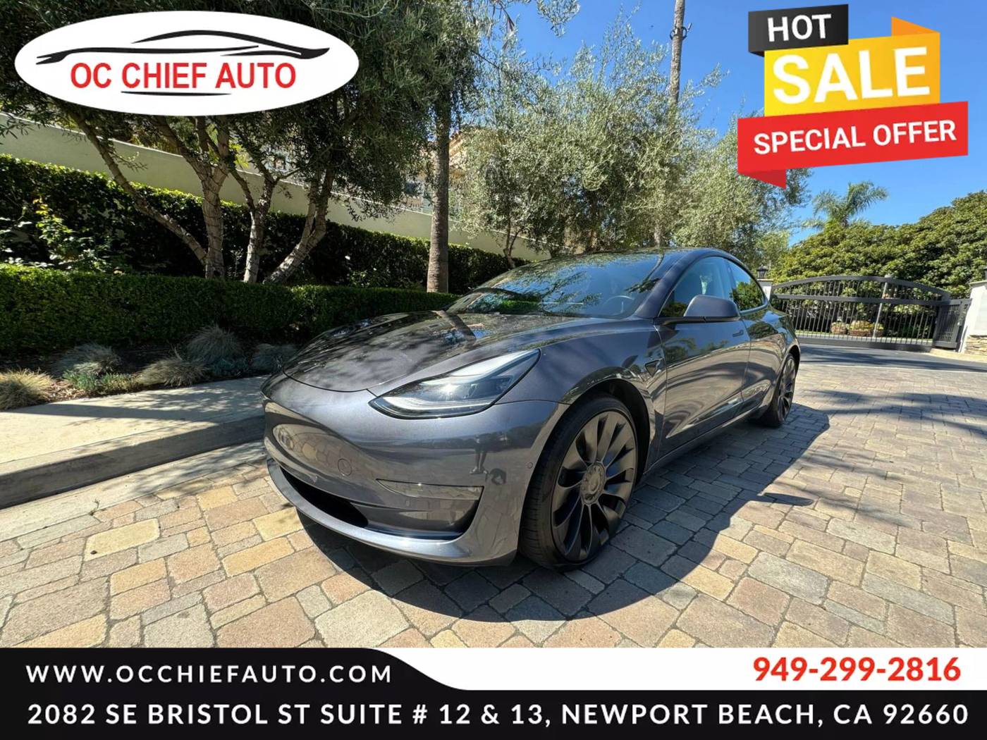 2021 Tesla Model 3 Performance — Sedan — 30,521 mi — Newport Beach, CA