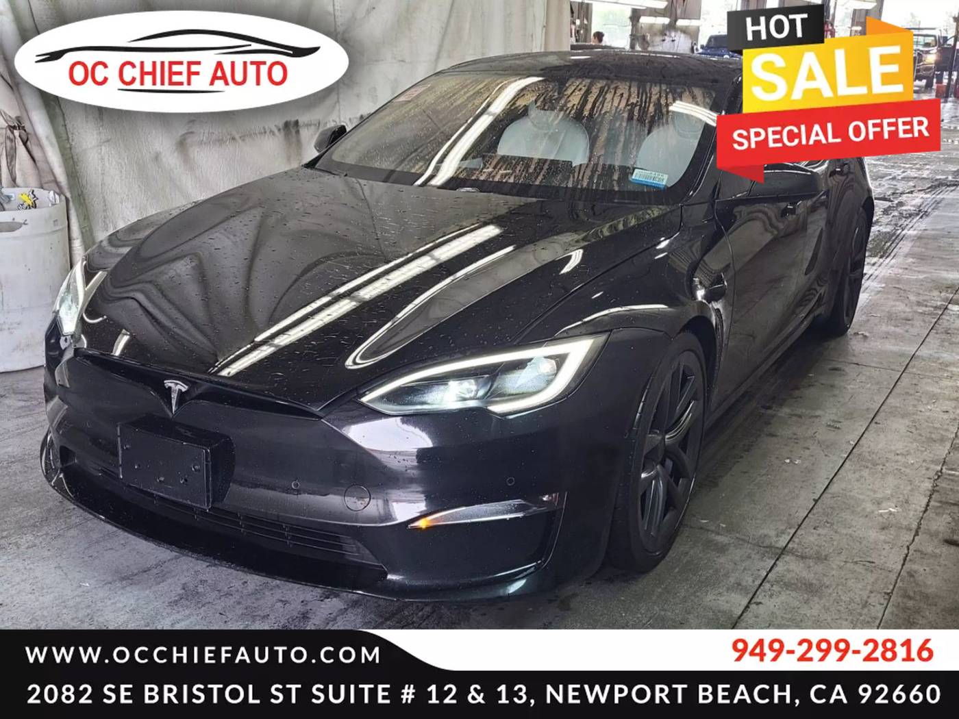 2022 Tesla Model S Long Range — Hatchback — 39,644 mi — Newport Beach, CA
