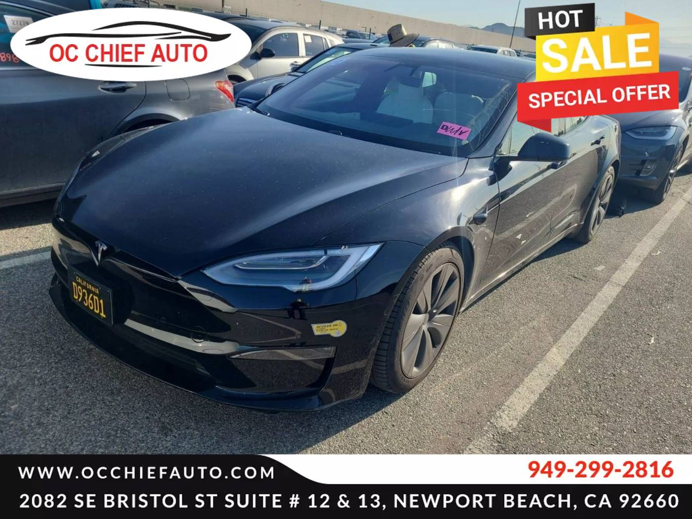 2022 Tesla Model S Long Range — Hatchback — 10,549 mi — Newport Beach, CA