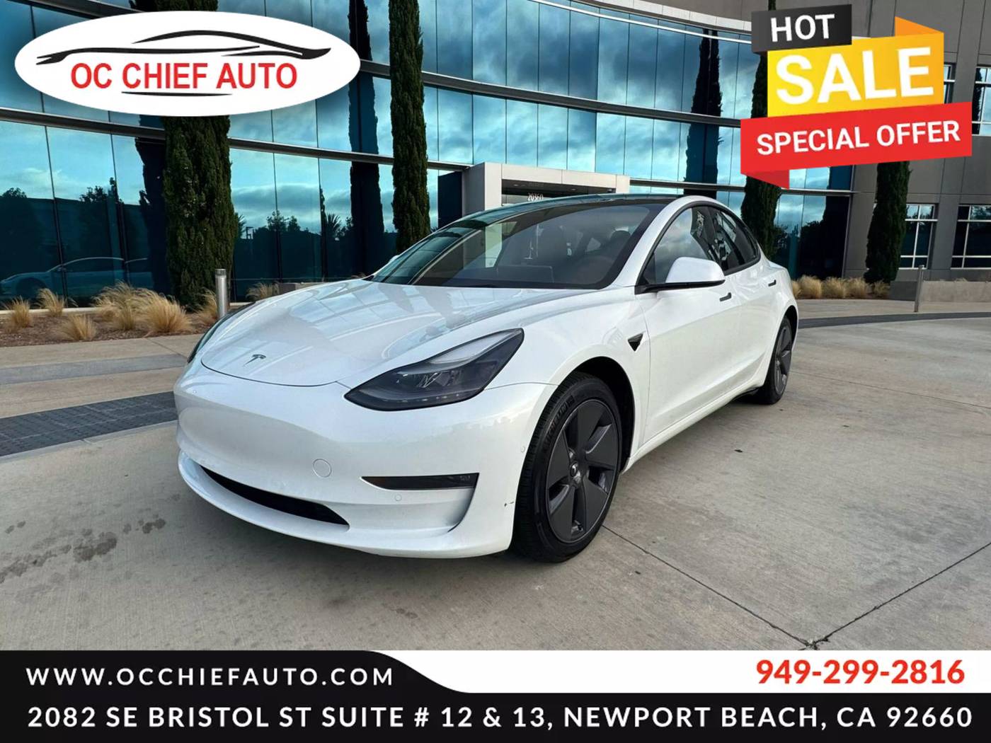 2022 Tesla Model 3 Long Range — Sedan — 42,227 mi — Newport Beach, CA