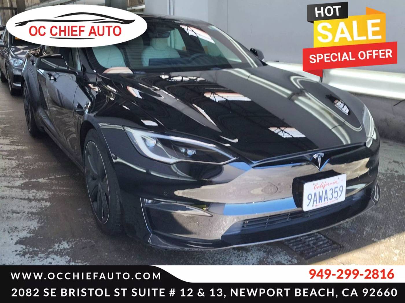 2022 Tesla Model S Long Range — Hatchback — 20,357 mi — Newport Beach, CA