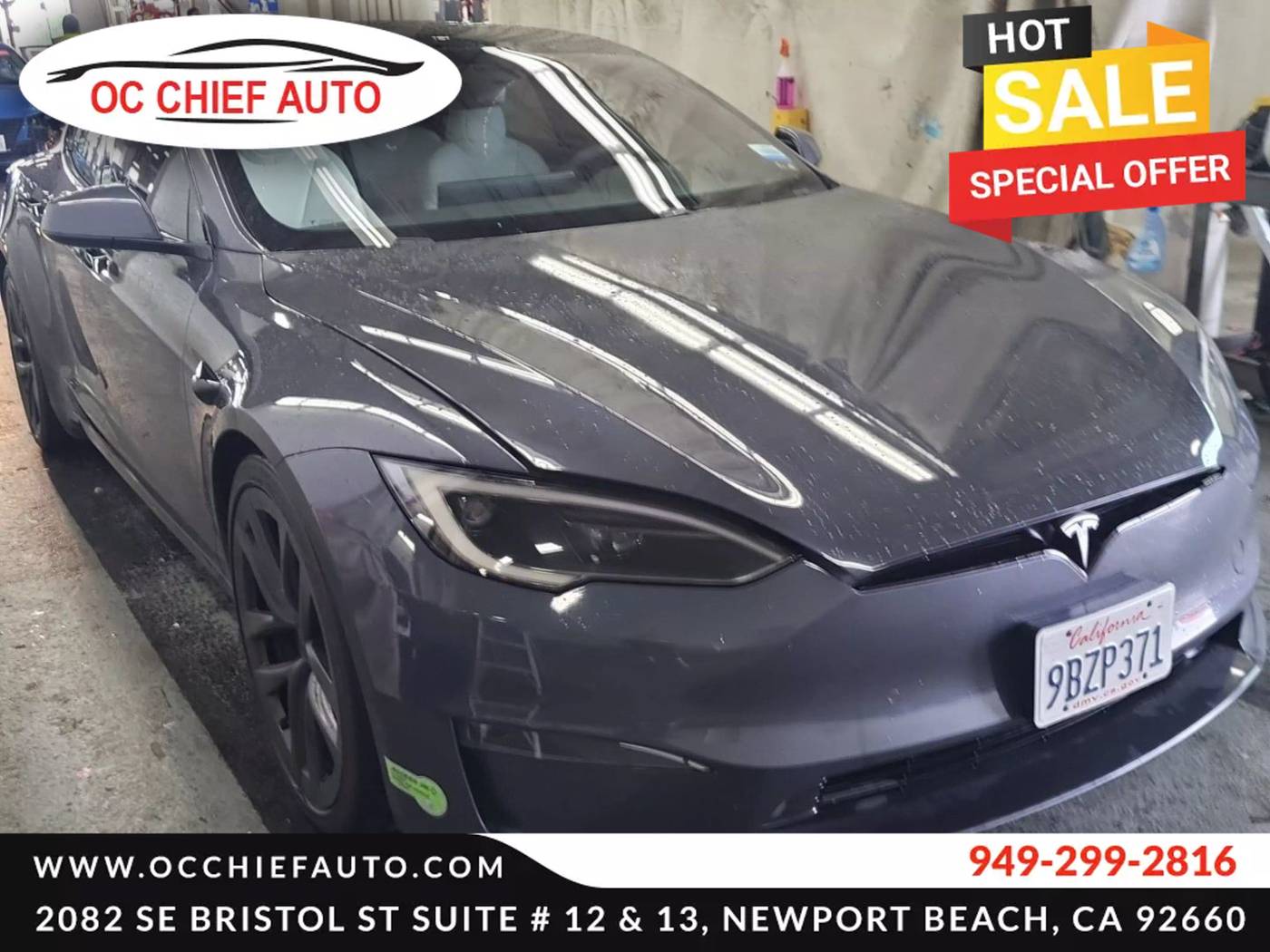 2022 Tesla Model S Long Range — Hatchback — 34,465 mi — Newport Beach, CA