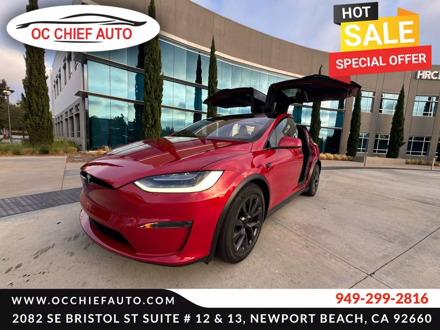 2022 Tesla Model X AWD — SUV — 42,860 mi — Newport Beach, CA
