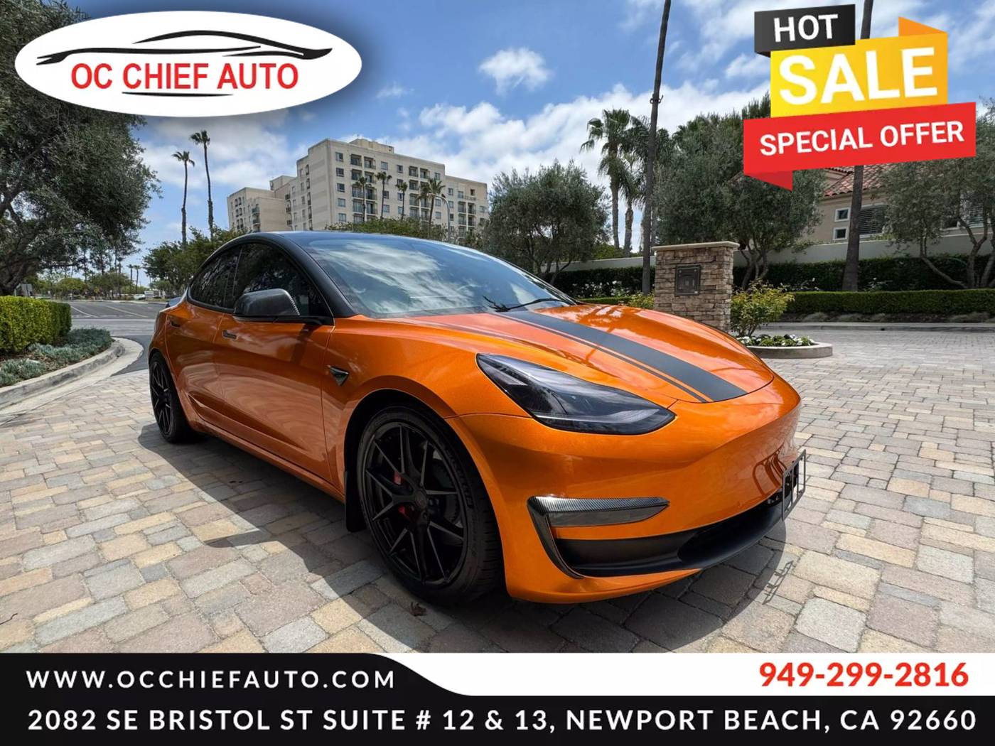 2022 Tesla Model 3 Performance — Sedan — 27,688 mi — Newport Beach, CA
