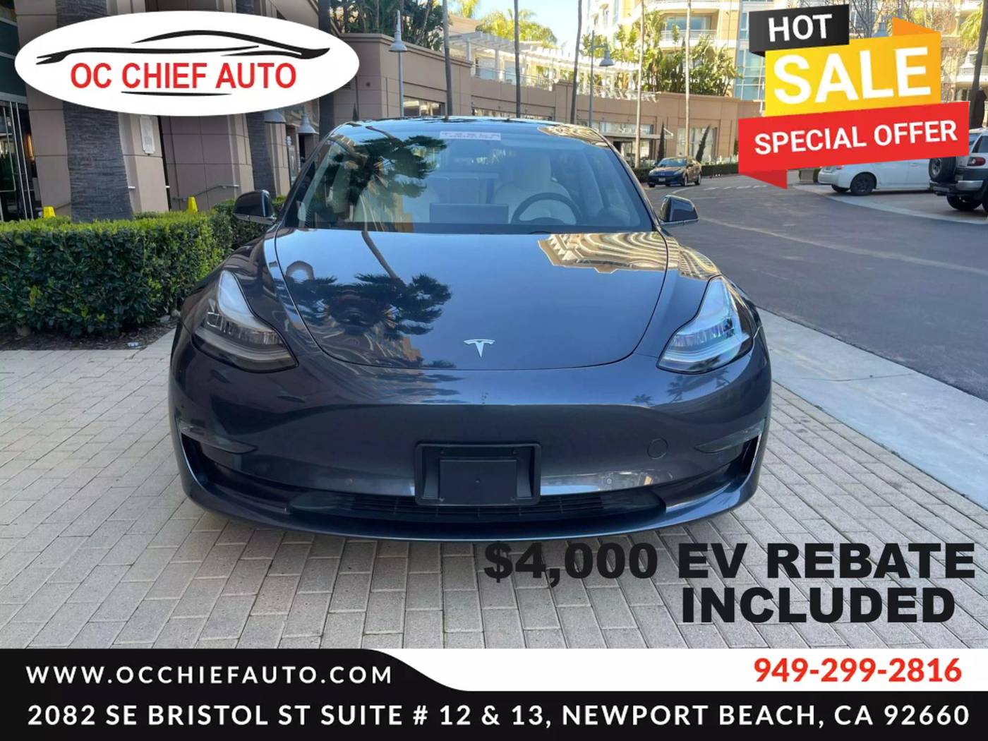 2021 Tesla Model 3 Standard Range Plus — Sedan — 30,664 mi — Newport Beach, CA