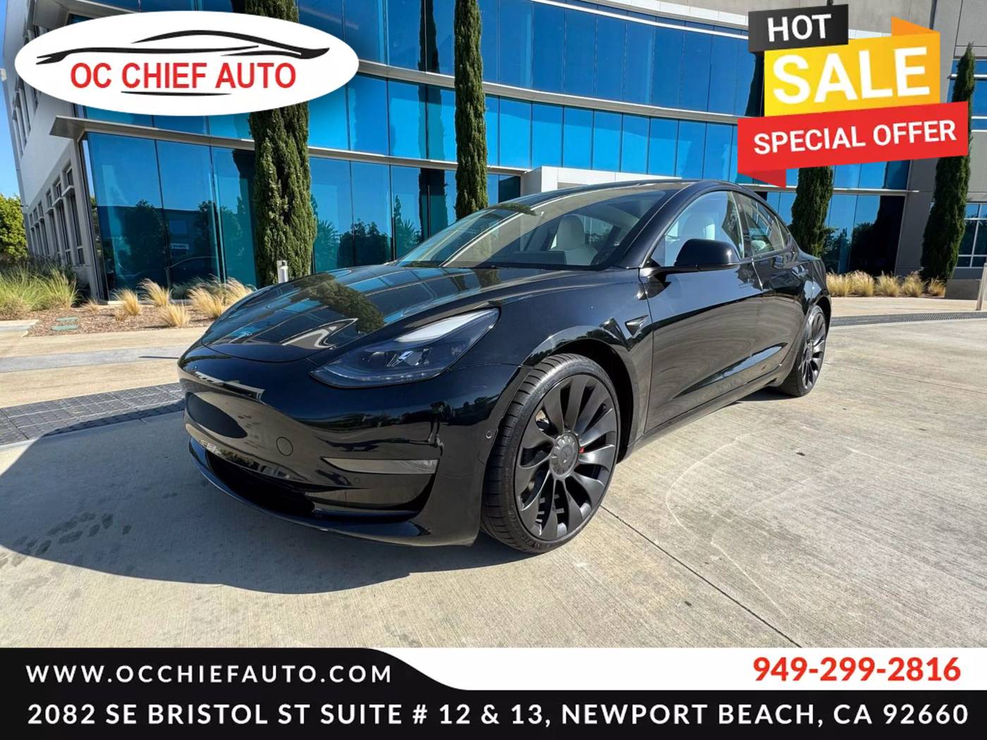 2022 Tesla Model 3 Performance — Sedan — 35,303 mi — Newport Beach, CA