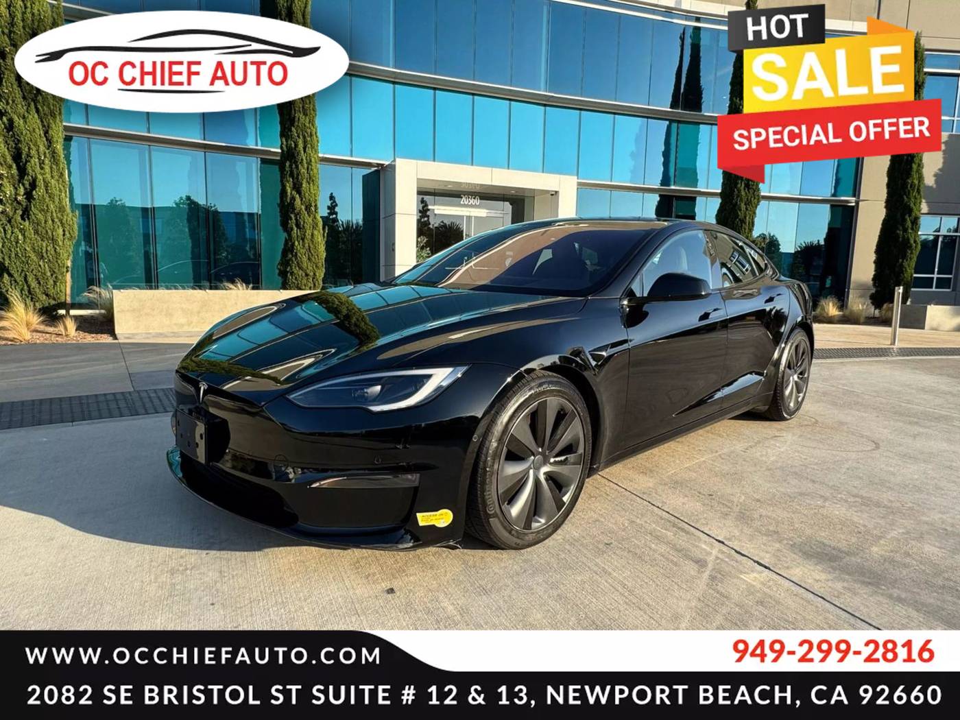 2022 Tesla Model S Long Range — Hatchback — 36,503 mi — Newport Beach, CA