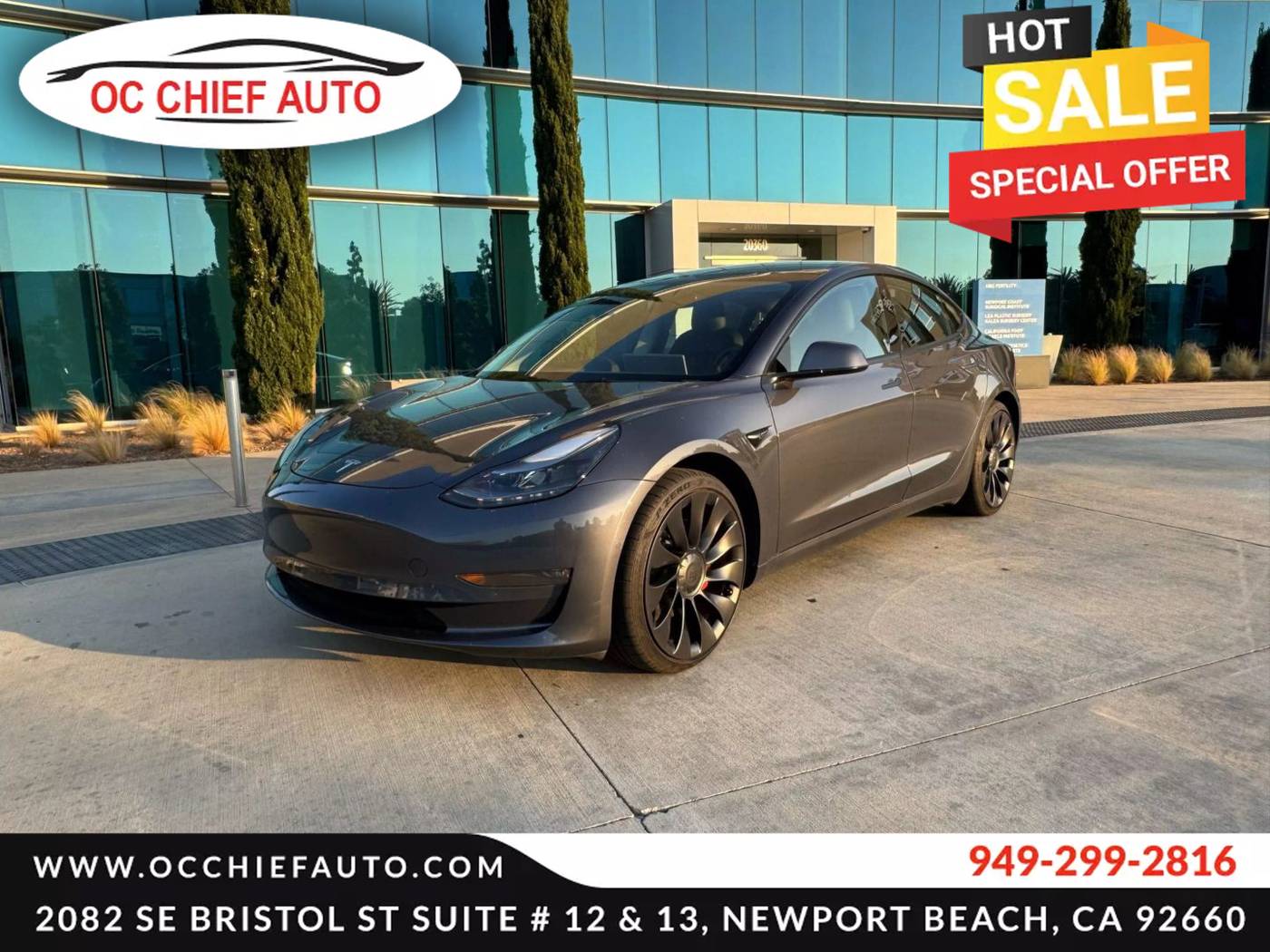 2022 Tesla Model 3 Performance — Sedan — 33,586 mi — Newport Beach, CA
