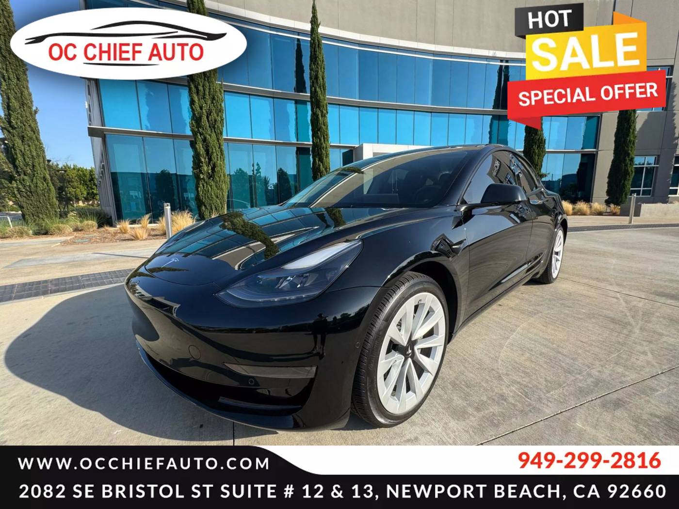 2022 Tesla Model 3 Standard Range Plus — Sedan — 31,718 mi — Newport Beach, CA