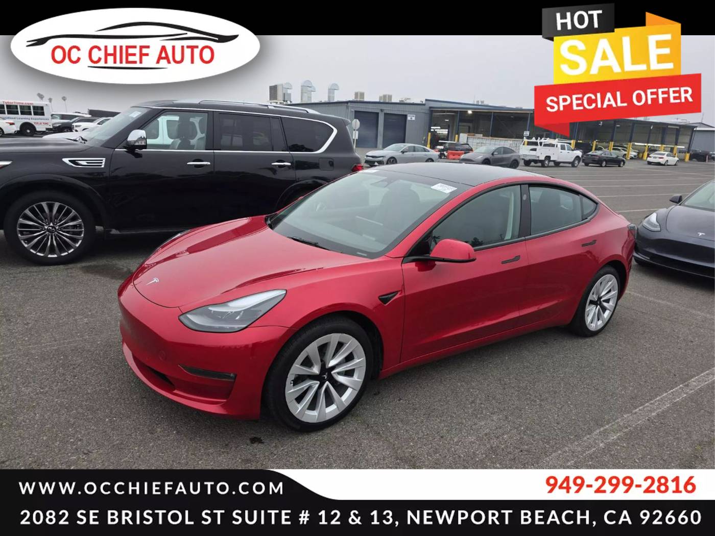 2022 Tesla Model 3 Long Range — Sedan — 14,269 mi — Newport Beach, CA