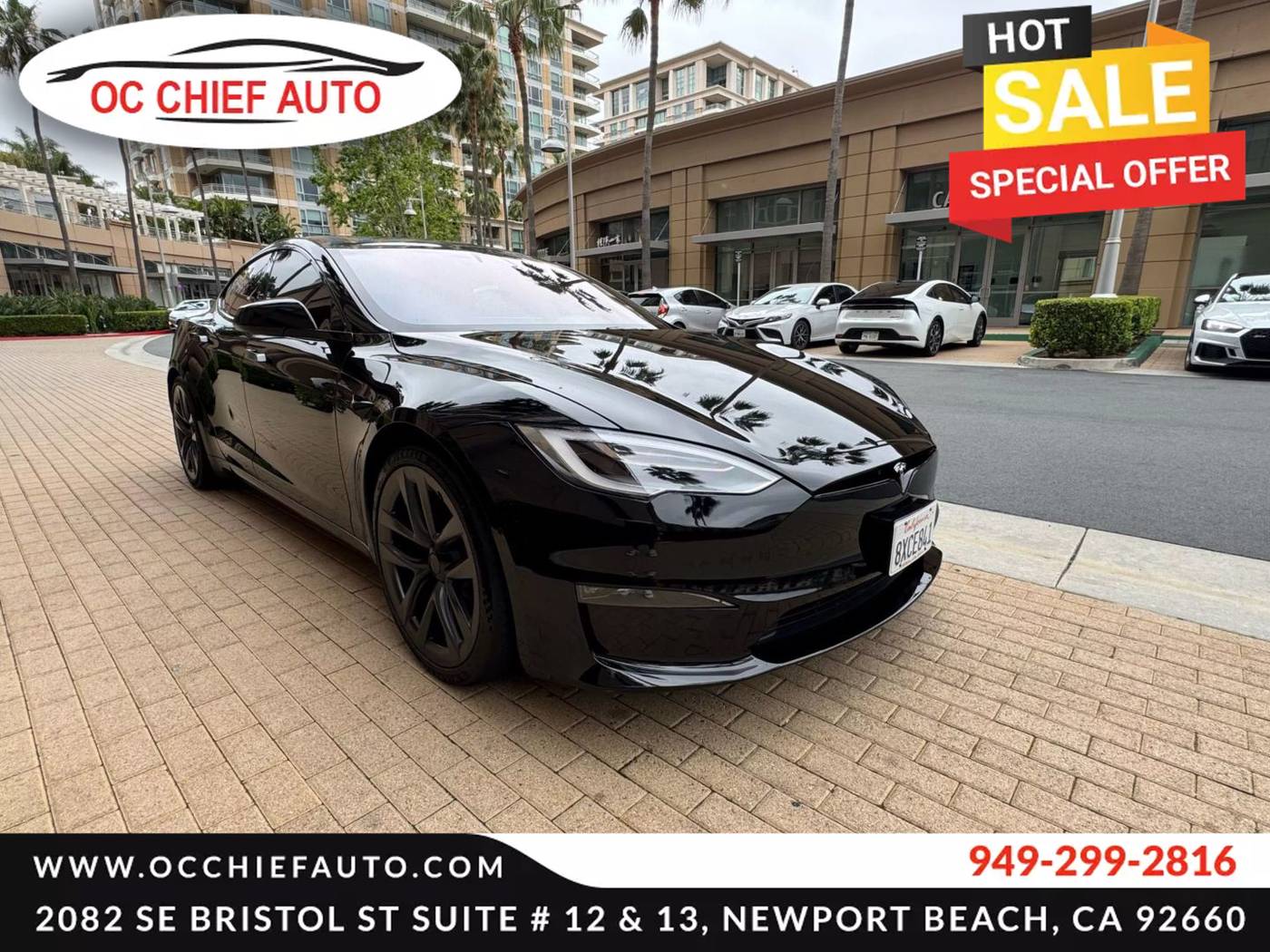 2021 Tesla Model S Long Range — Hatchback — 19,947 mi — Newport Beach, CA