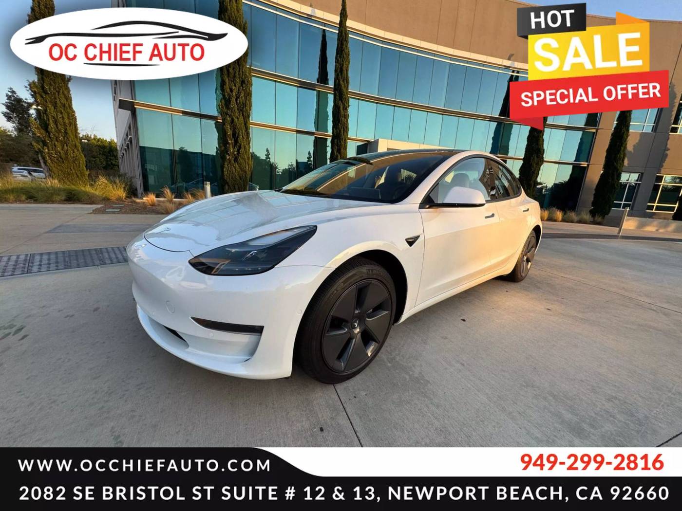 2022 Tesla Model 3 Long Range — Sedan — 19,687 mi — Newport Beach, CA