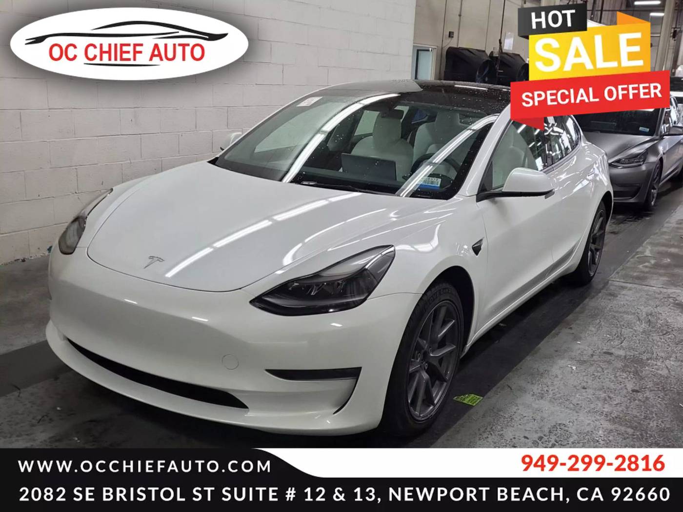 2022 Tesla Model 3 Long Range — Sedan — 15,056 mi — Newport Beach, CA