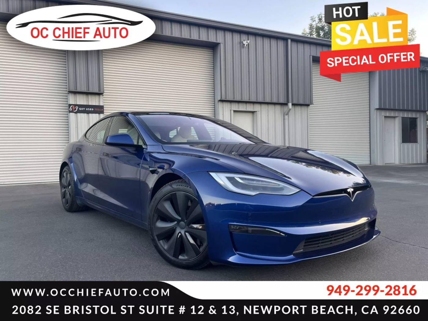 2022 Tesla Model S Long Range — Hatchback — 13,794 mi — Newport Beach, CA