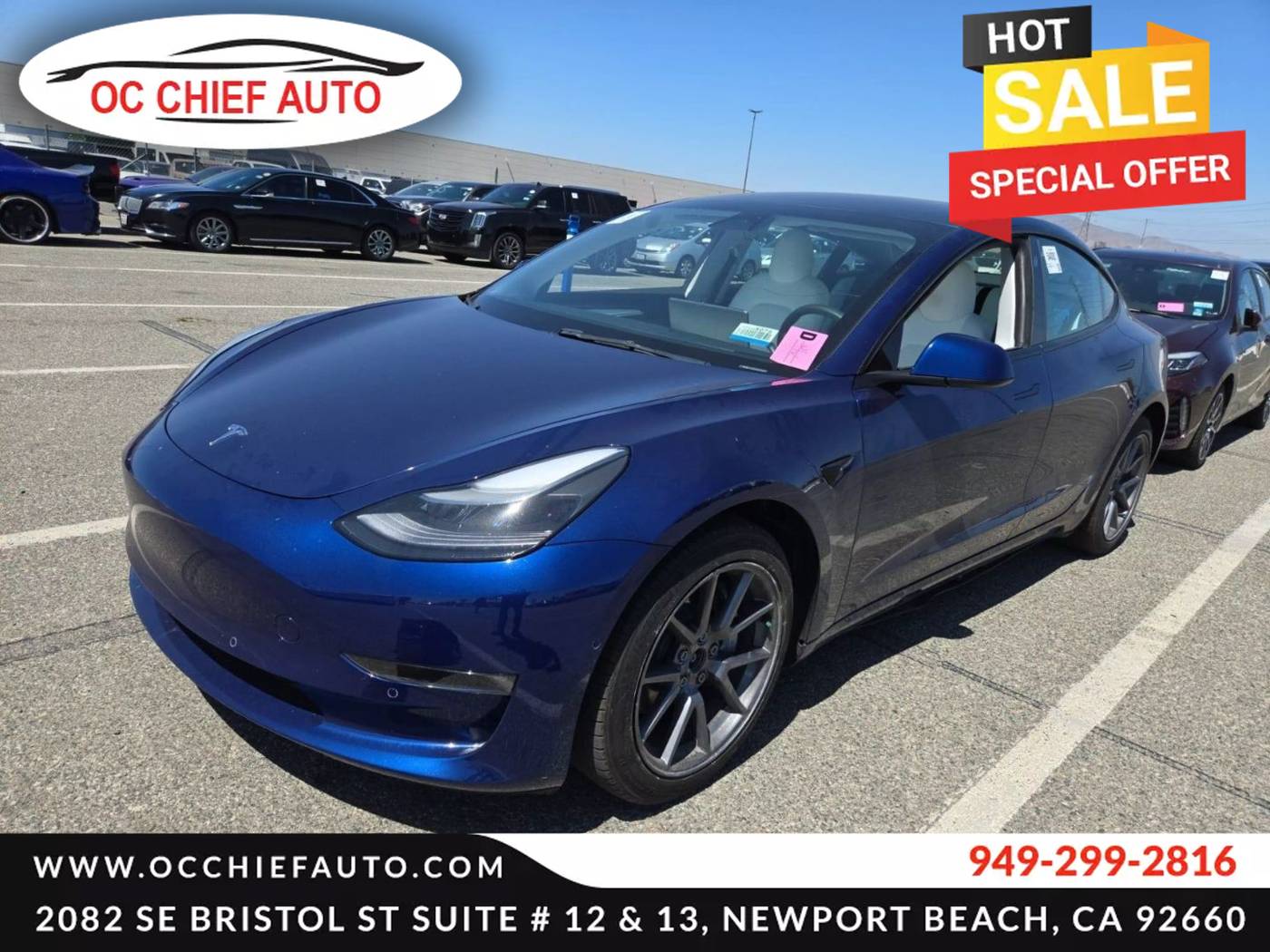 2022 Tesla Model 3 Long Range — Sedan — 28,179 mi — Newport Beach, CA