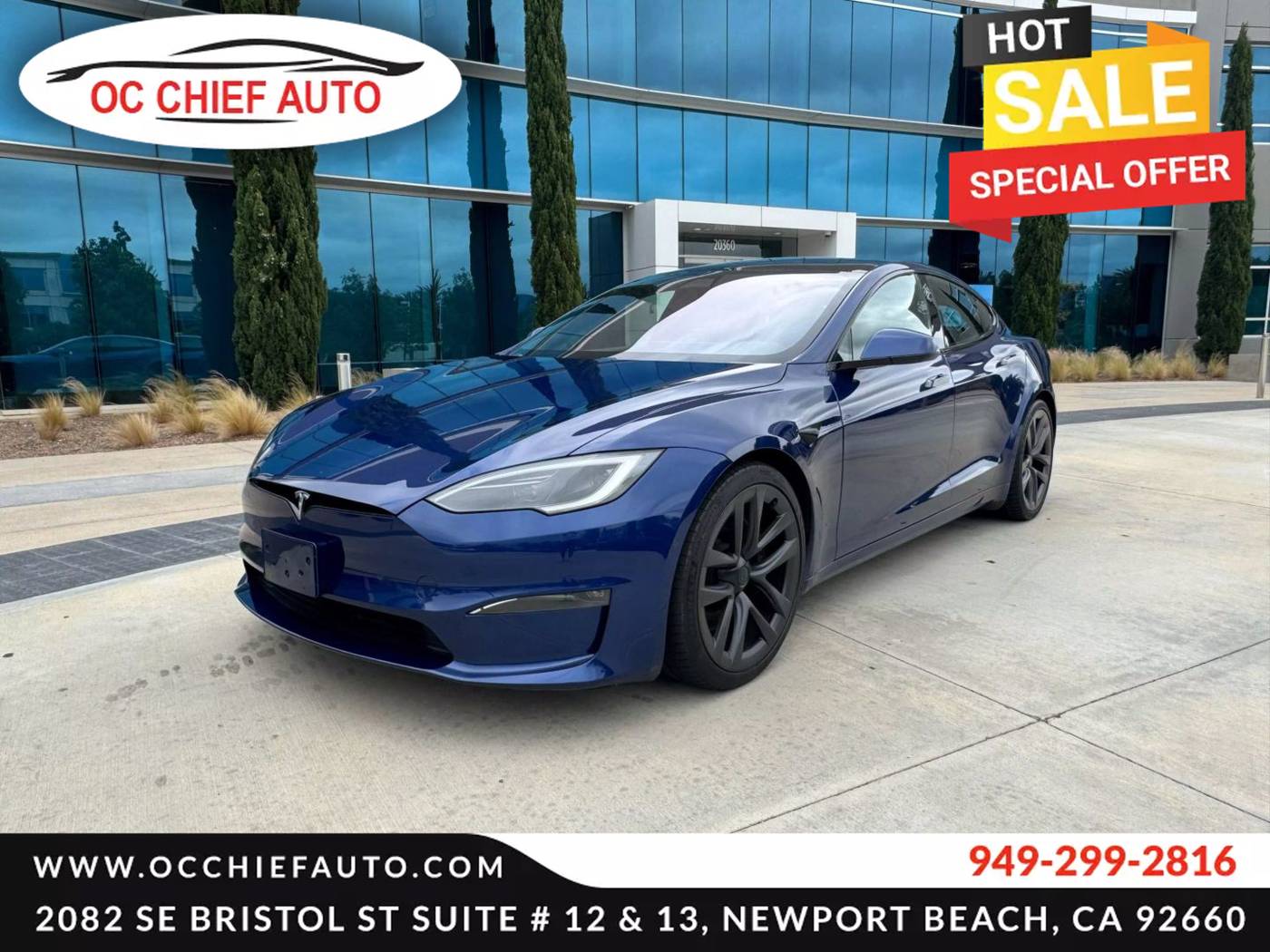 2022 Tesla Model S Long Range — Hatchback — 29,715 mi — Newport Beach, CA