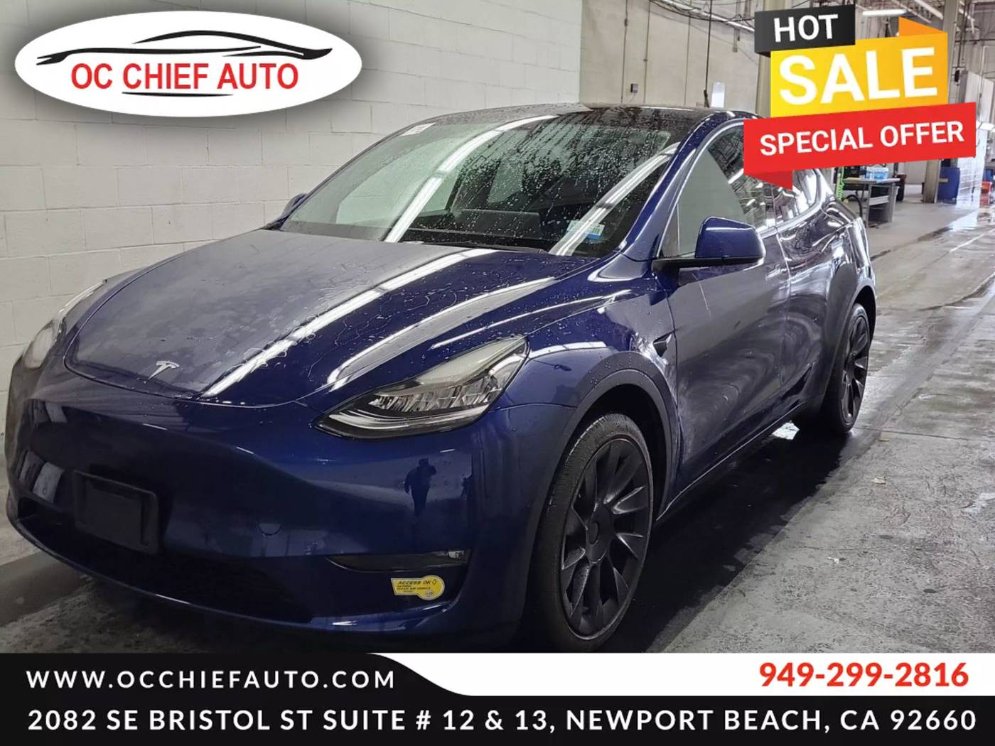 2022 Tesla Model Y Long Range — SUV — 20,296 mi — Newport Beach, CA