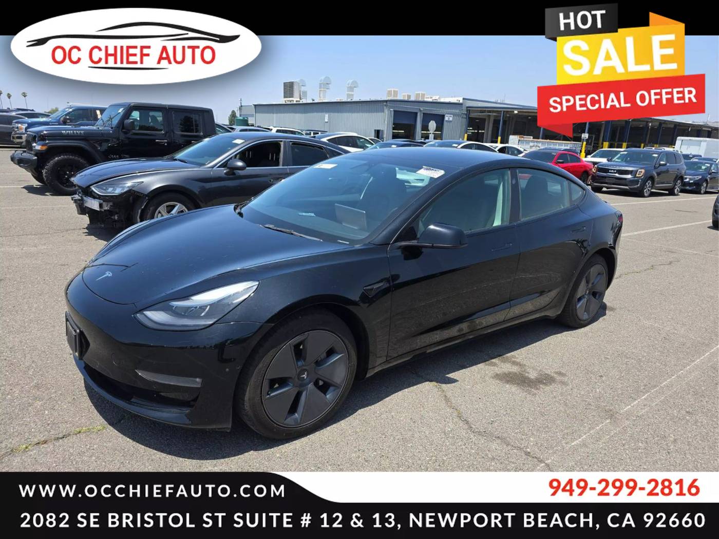 2022 Tesla Model 3 Long Range — Sedan — 27,571 mi — Newport Beach, CA