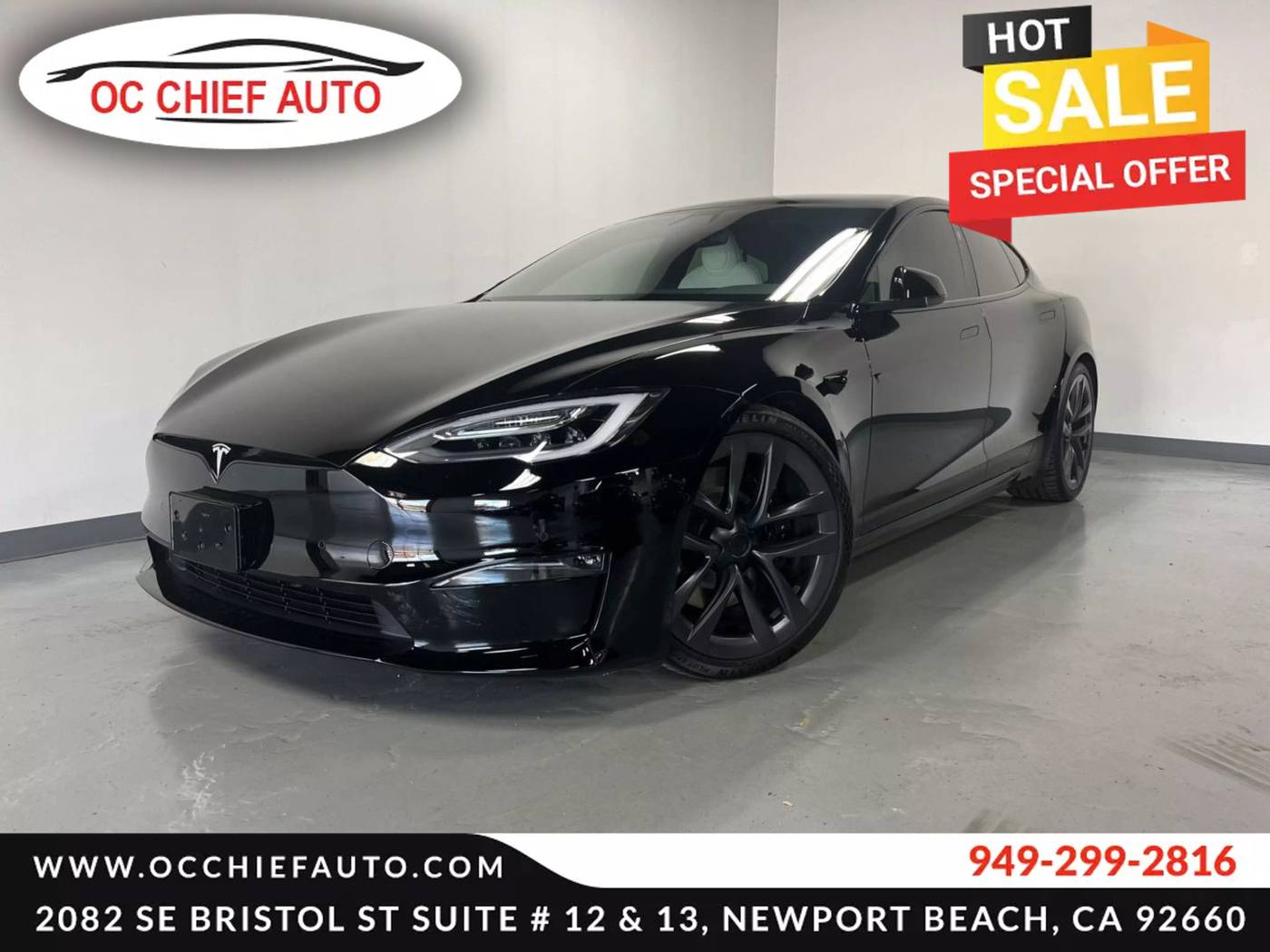 2022 Tesla Model S Long Range — Hatchback — 32,481 mi — Newport Beach, CA