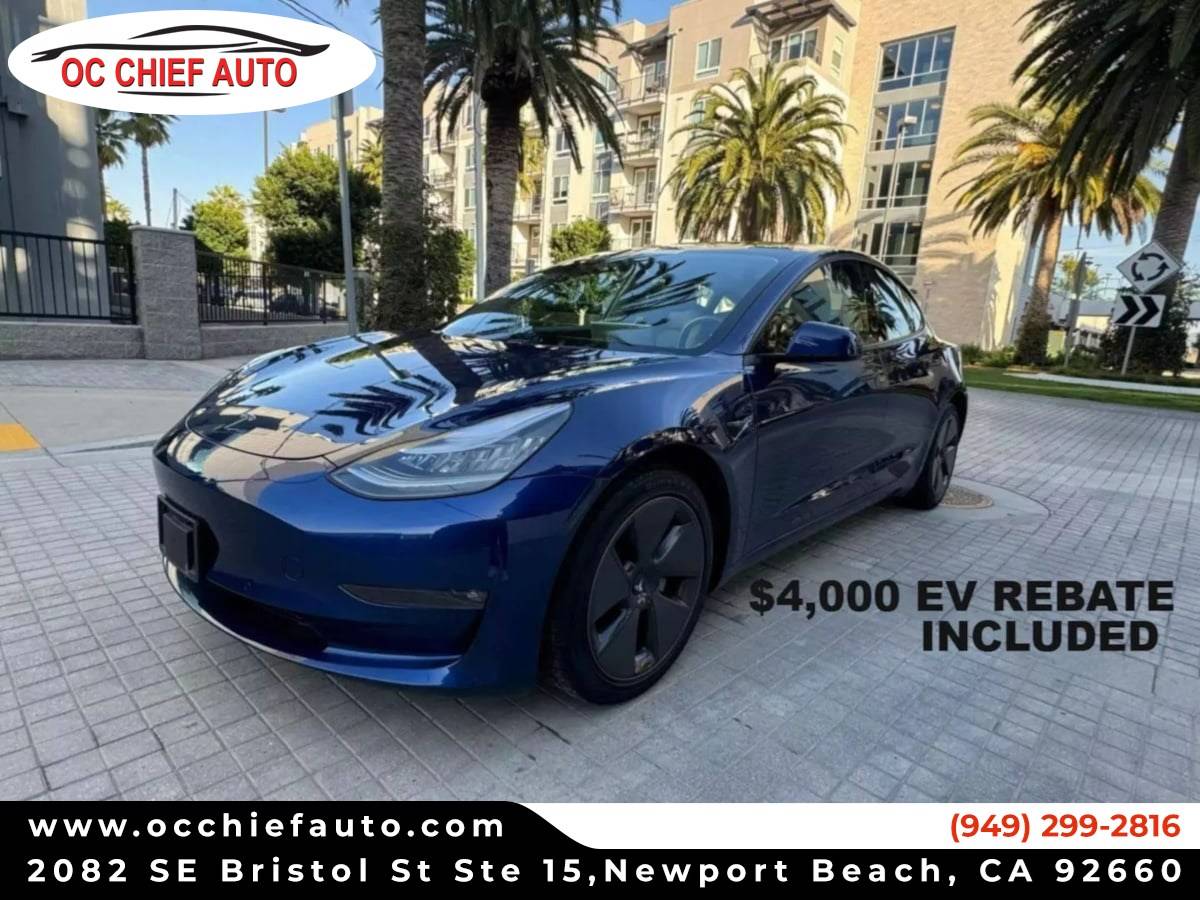 2022 Tesla Model 3 Long Range — Sedan — 21,800 mi — Newport Beach, CA