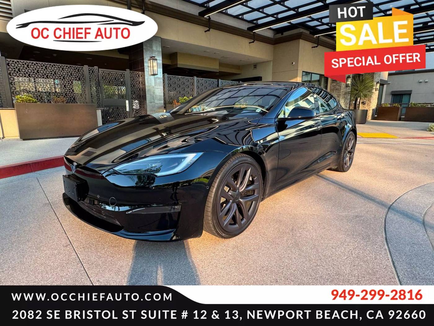 2022 Tesla Model S Long Range — Hatchback — 39,618 mi — Newport Beach, CA