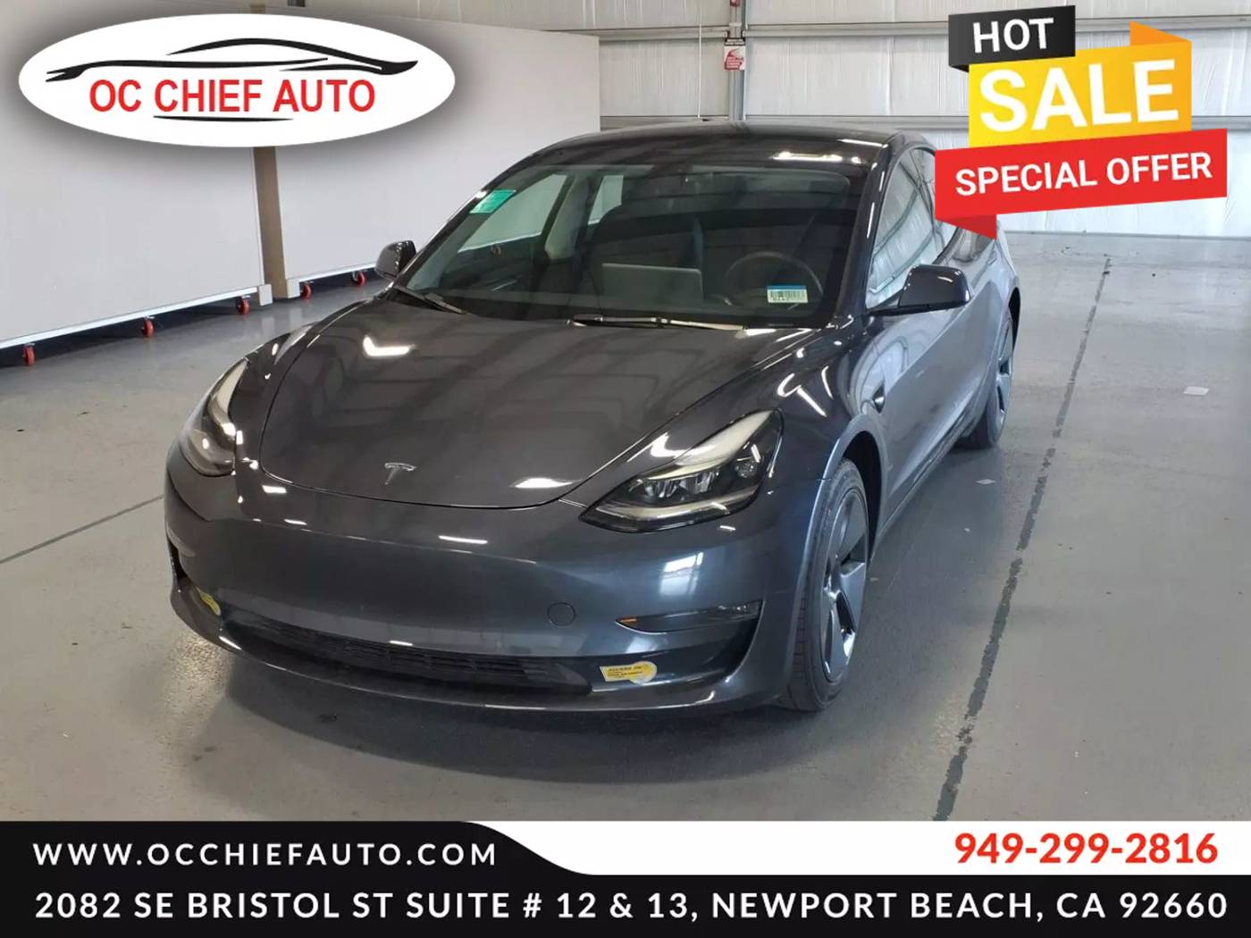 2022 Tesla Model 3 Long Range — Sedan — 39,371 mi — Newport Beach, CA