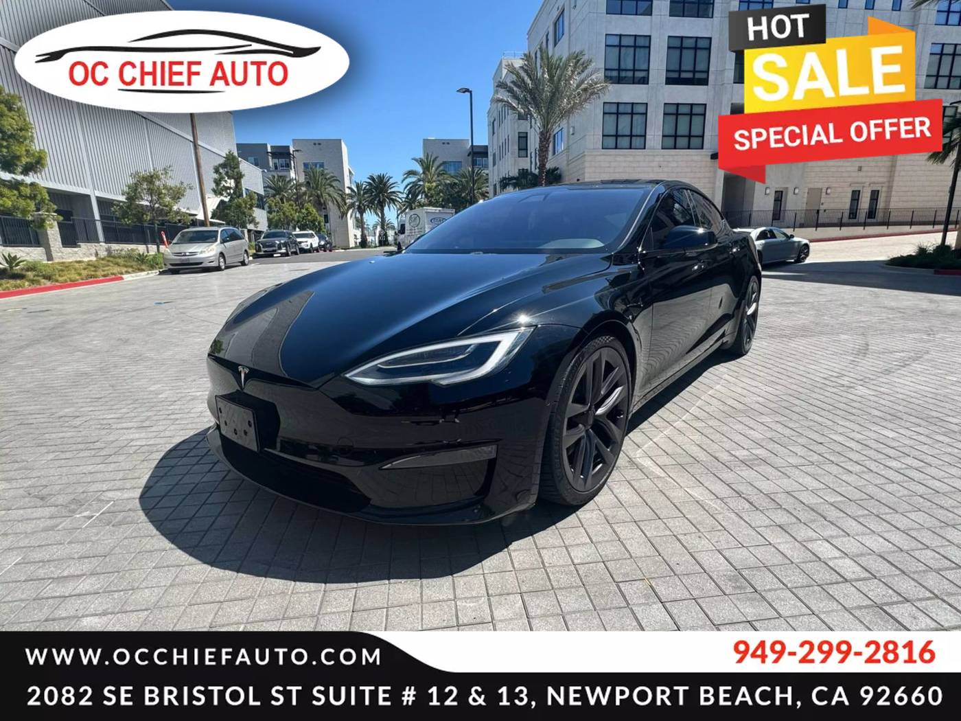 2022 Tesla Model S Long Range — Hatchback — 23,673 mi — Newport Beach, CA
