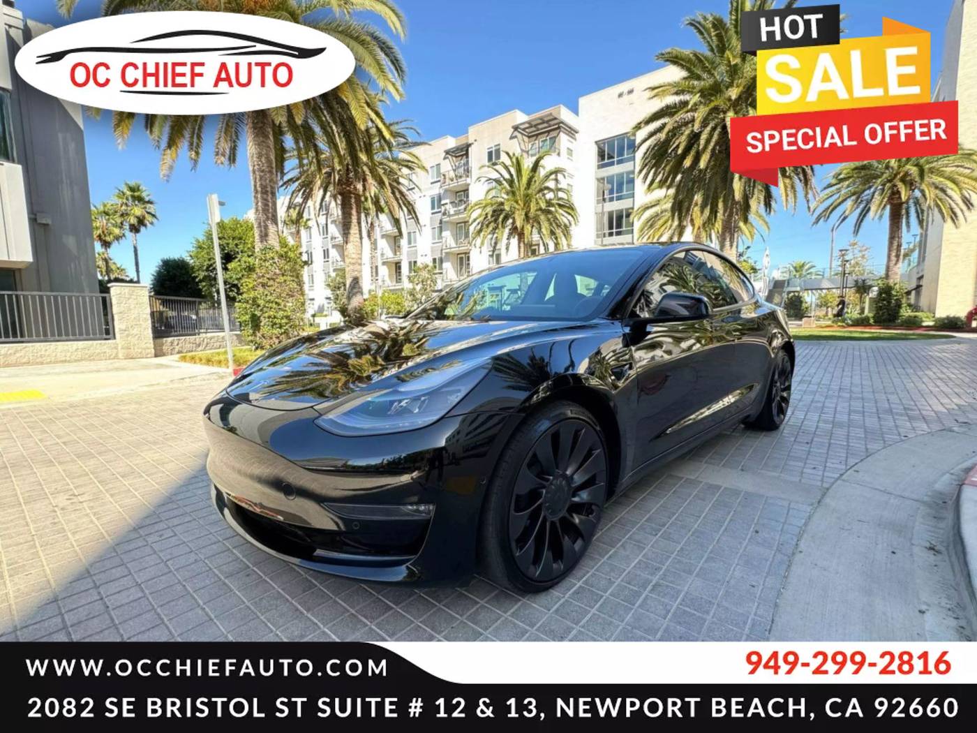 2022 Tesla Model 3 Performance — Sedan — 19,299 mi — Newport Beach, CA