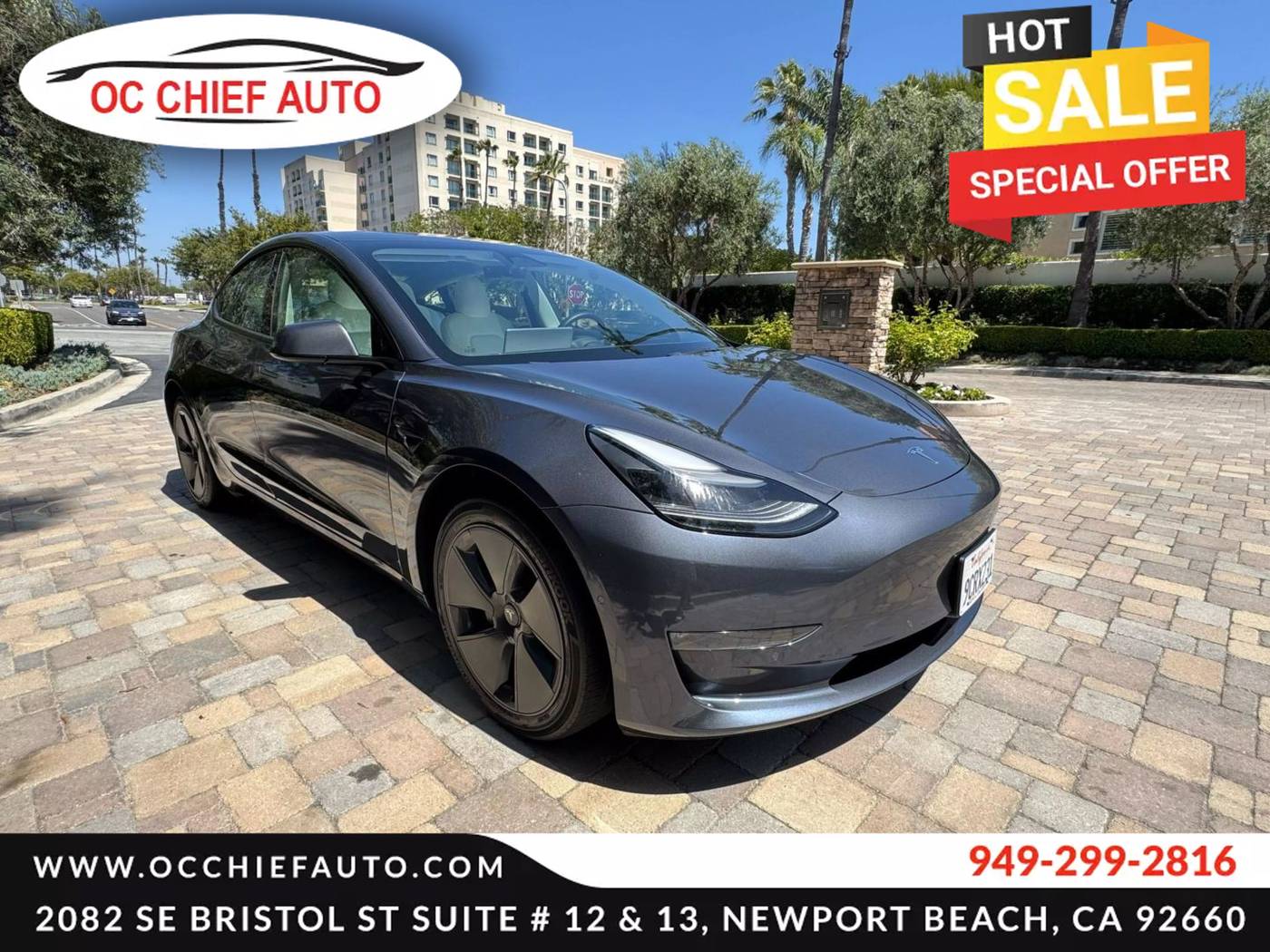 2022 Tesla Model 3 Long Range — Sedan — 24,826 mi — Newport Beach, CA