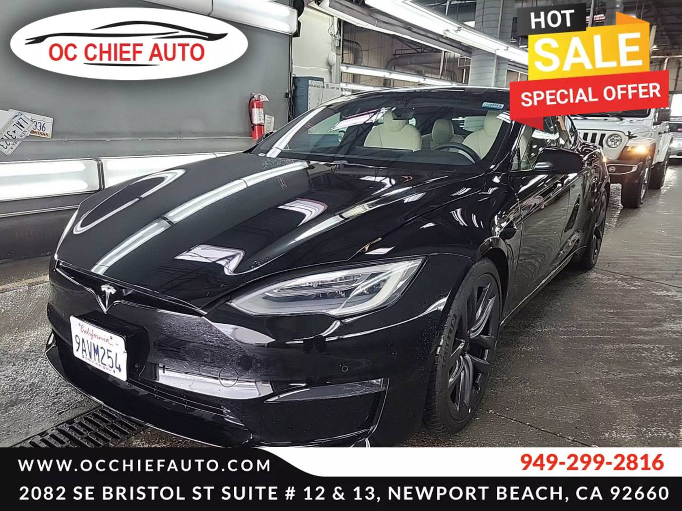 2021 Tesla Model S Long Range — Hatchback — 15,021 mi — Newport Beach, CA