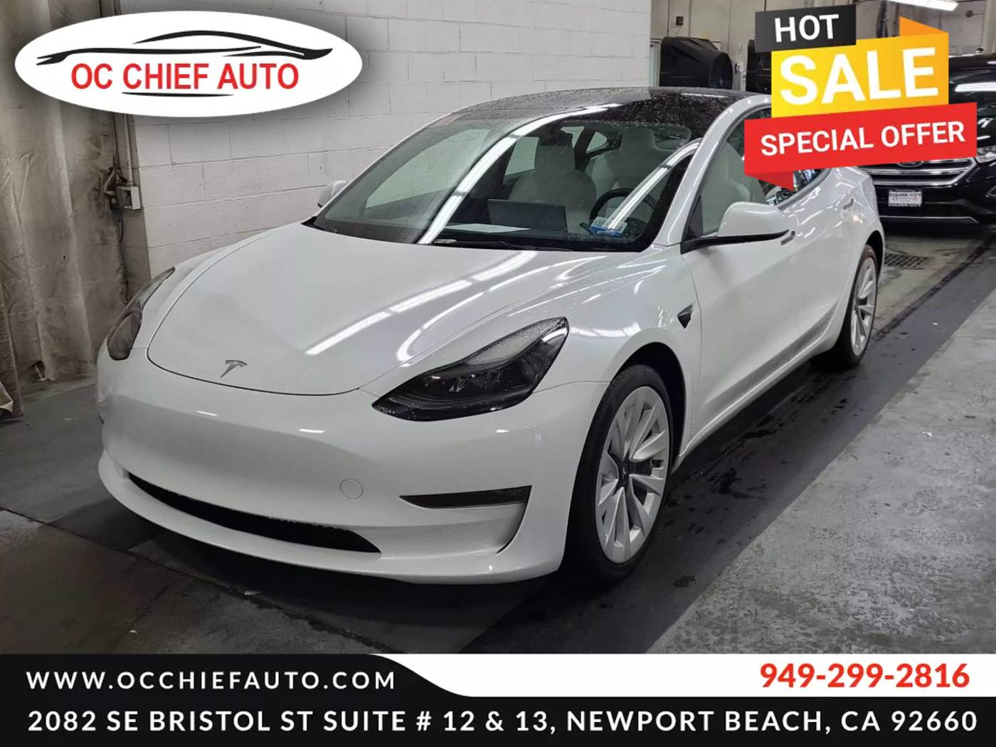 2022 Tesla Model 3 Long Range — Sedan — 11,367 mi — Newport Beach, CA