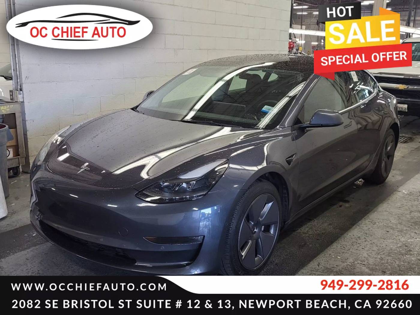 2022 Tesla Model 3 Long Range — Sedan — 39,549 mi — Newport Beach, CA