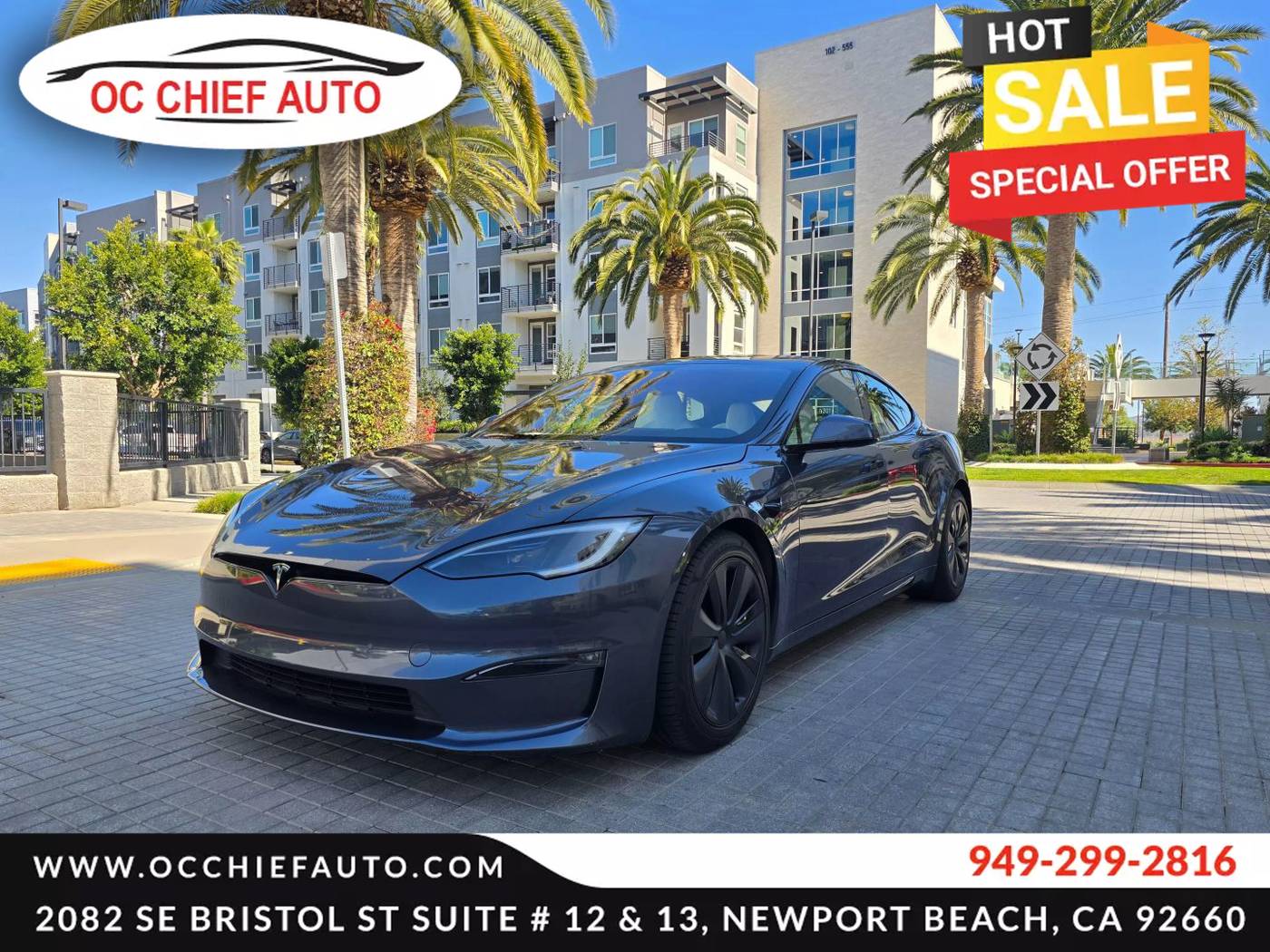 2022 Tesla Model S Long Range — Hatchback — 54,433 mi — Newport Beach, CA