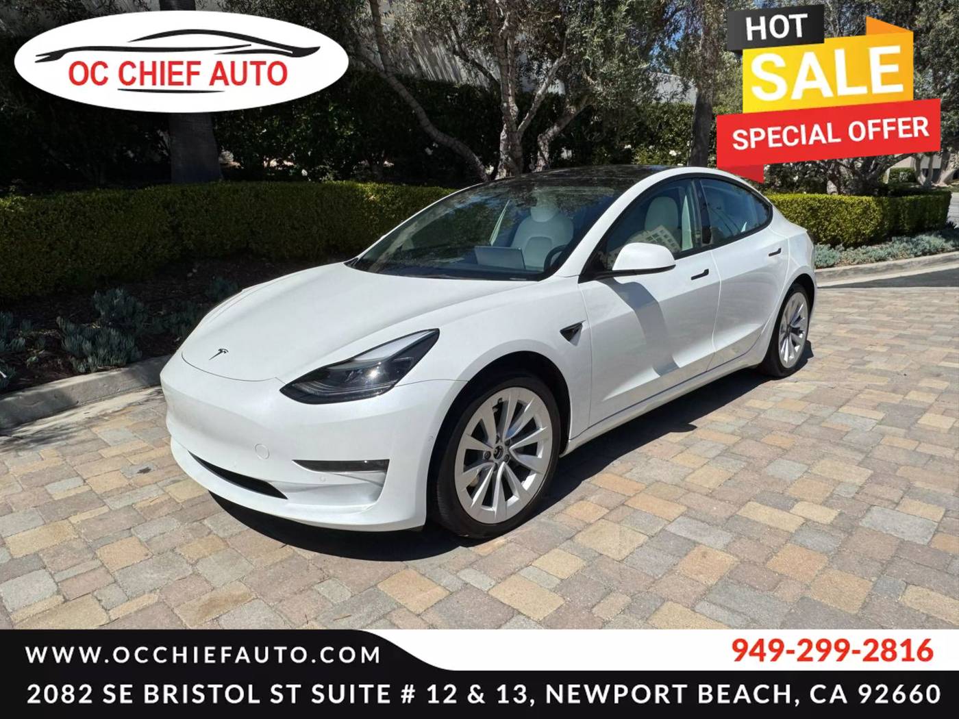 2022 Tesla Model 3 Long Range — Sedan — 22,239 mi — Newport Beach, CA