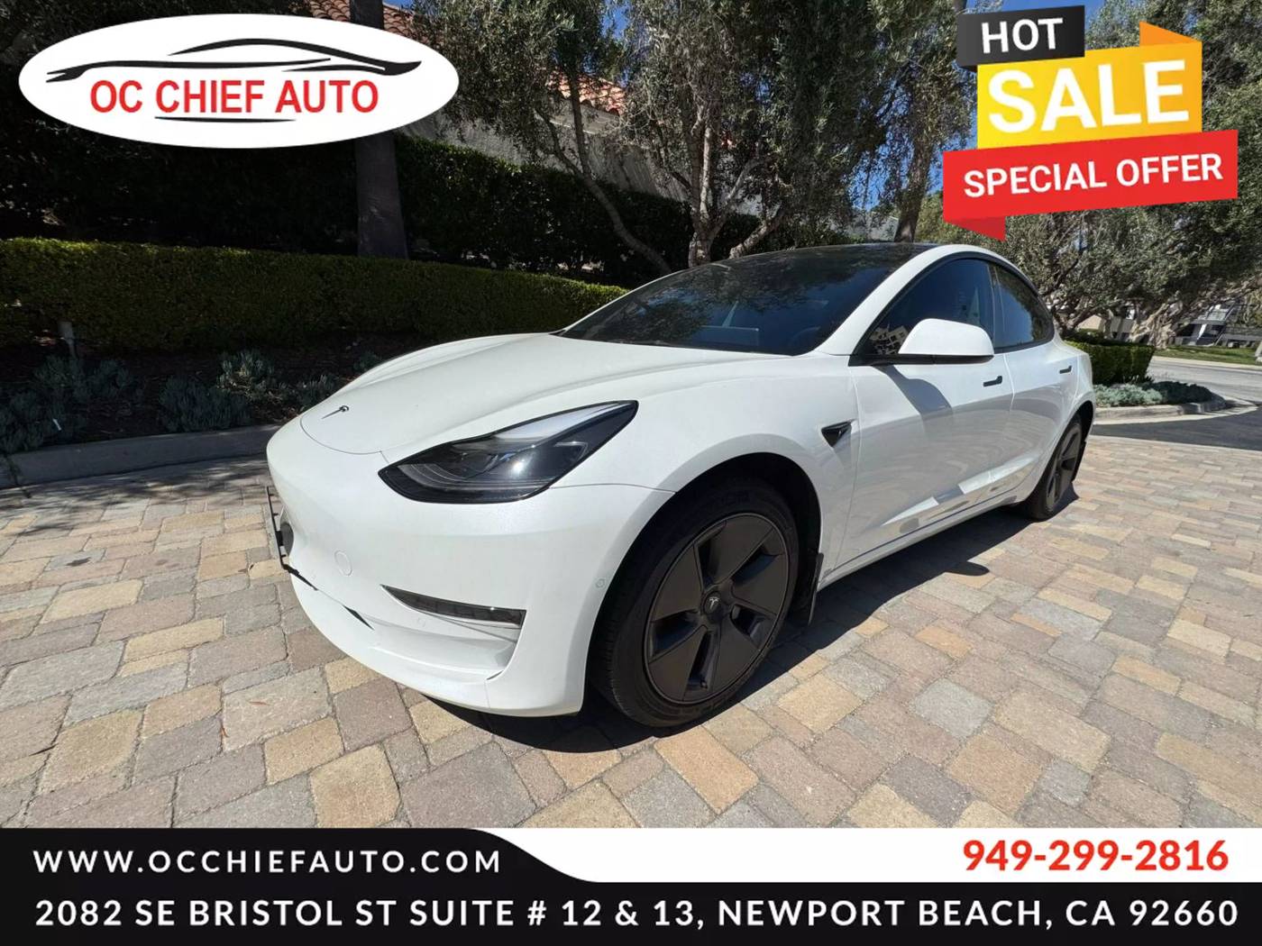 2022 Tesla Model 3 Long Range — Sedan — 19,013 mi — Newport Beach, CA