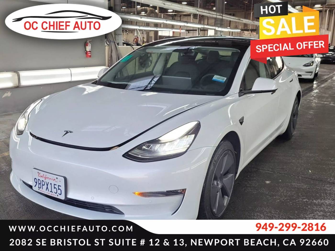 2022 Tesla Model 3 Long Range — Sedan — 26,316 mi — Newport Beach, CA