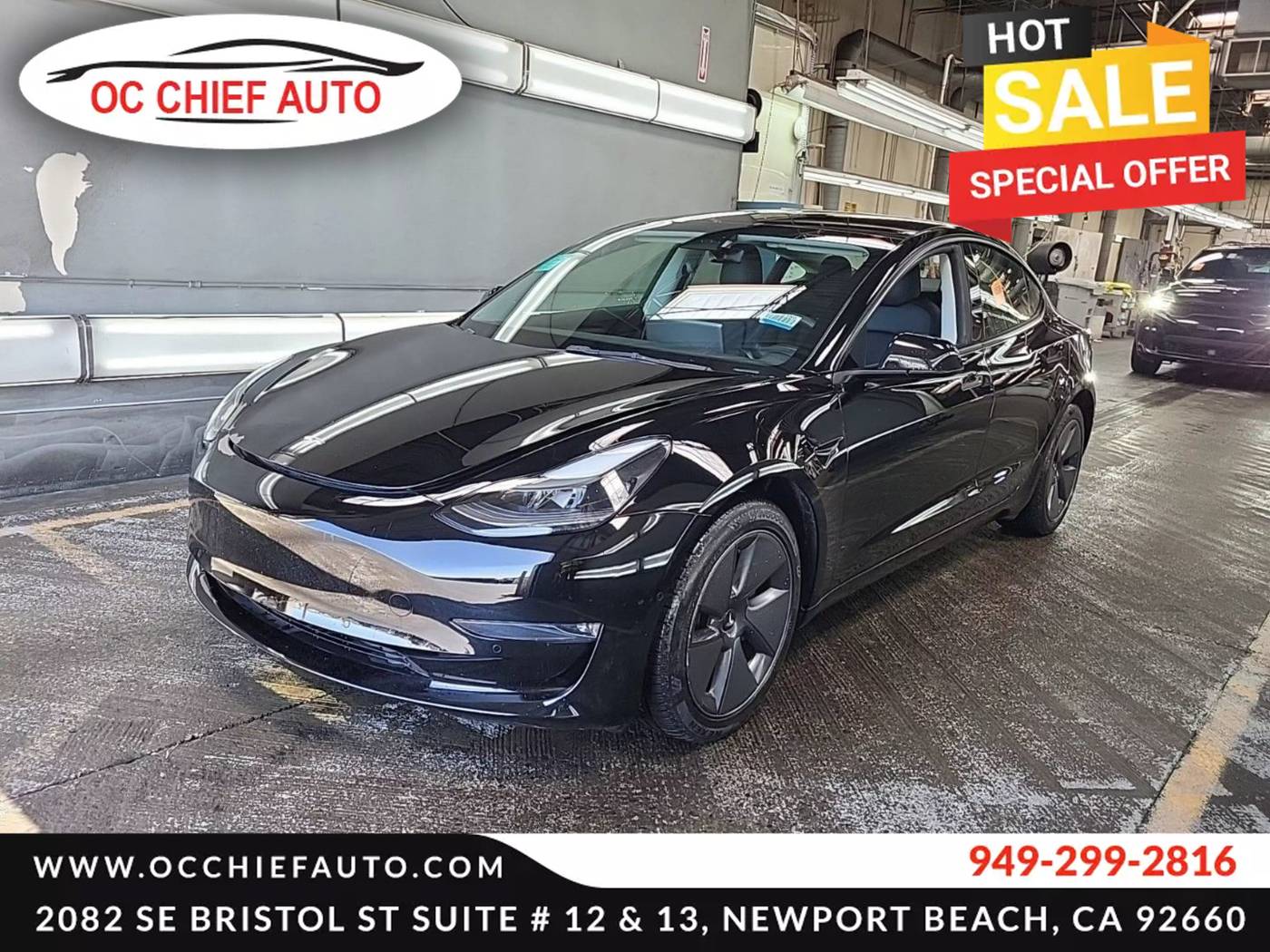 2022 Tesla Model 3 Long Range — Sedan — 37,308 mi — Newport Beach, CA