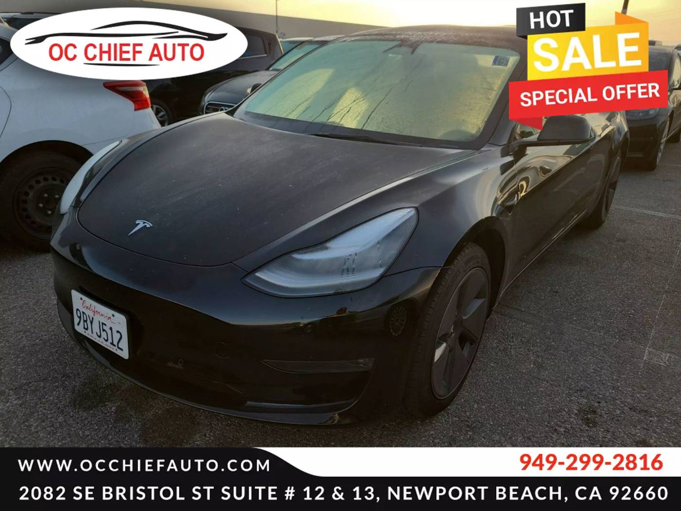 2022 Tesla Model 3 Long Range — Sedan — 32,542 mi — Newport Beach, CA